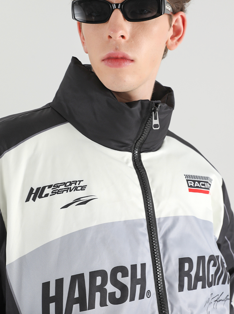 Harsh and Cruel Retro Motorcycle Racing Jacket