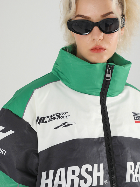 Harsh and Cruel Retro Motorcycle Racing Jacket