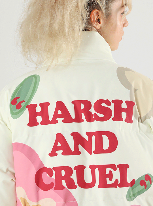 Harsh and Cruel Cartoon Flowers Jacket