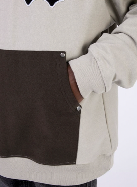 F3F Select Patchwork Patch Embroidery Pocket Hoodie