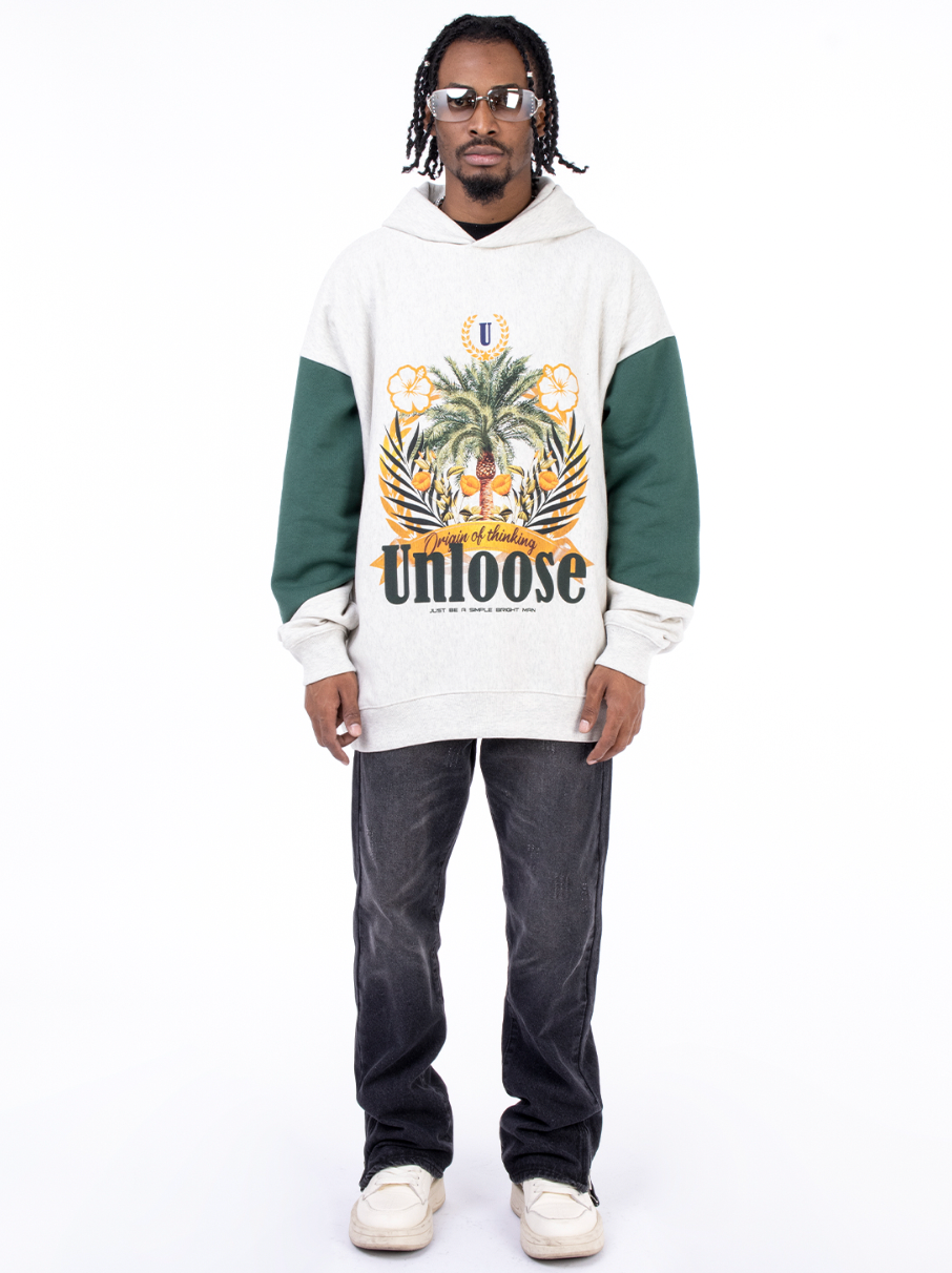 F3F Select Coconut Tree Print Hoodie