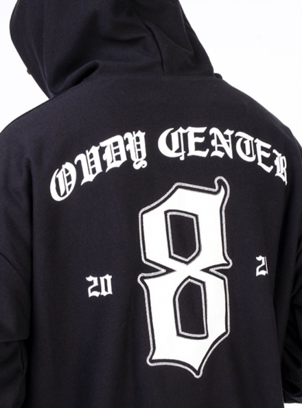 F3F Select Imitation Crocodile Leather Patch Hoodie