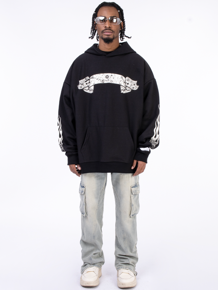 F3F Select Paisley Elements Flame Hoodie