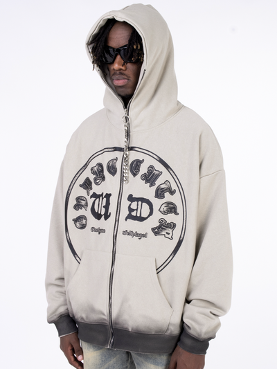 F3F Select Gothic Zip Hoodie
