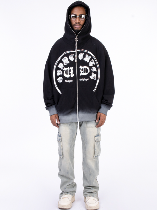 F3F Select Gothic Zip Hoodie