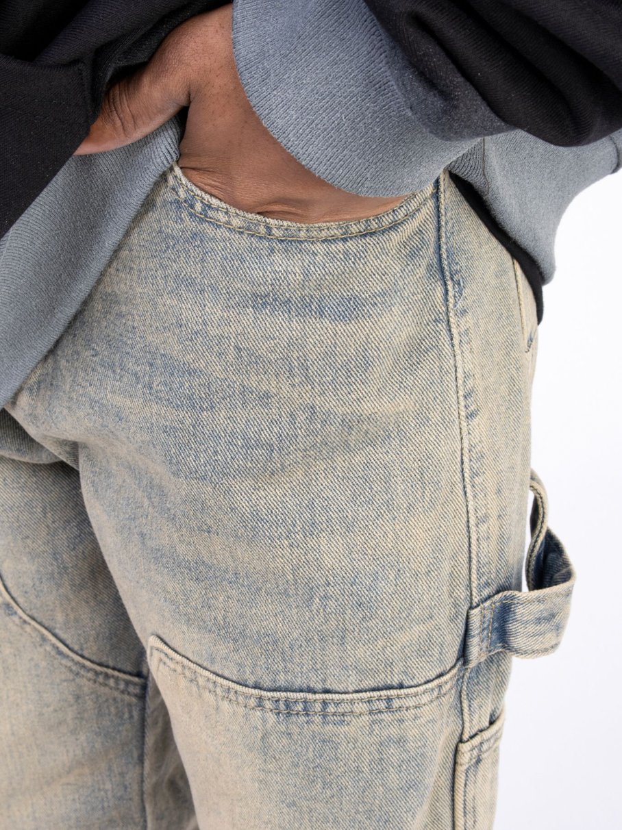 F3F Select Mud Washed Buckle Jeans