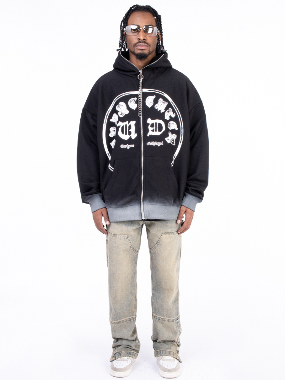 F3F Select Mud Washed Buckle Jeans