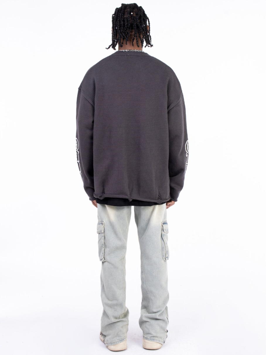 F3F Select Washed Micro Stretch Leg Zipper Jeans