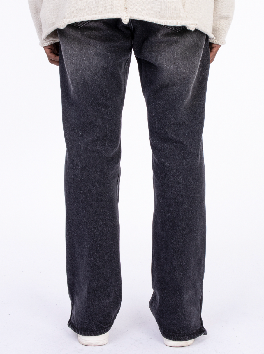 F3F Select Washed Gradient Leg Zipper Jeans