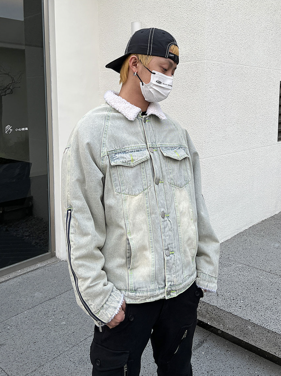 F3F Select Washed Old Lambswool Denim Jacket