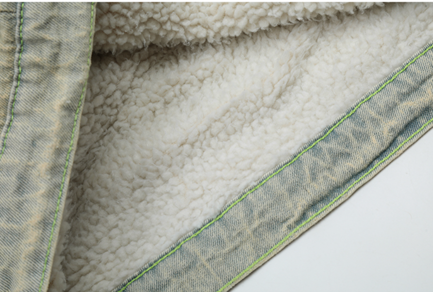 F3F Select Washed Old Lambswool Denim Jacket