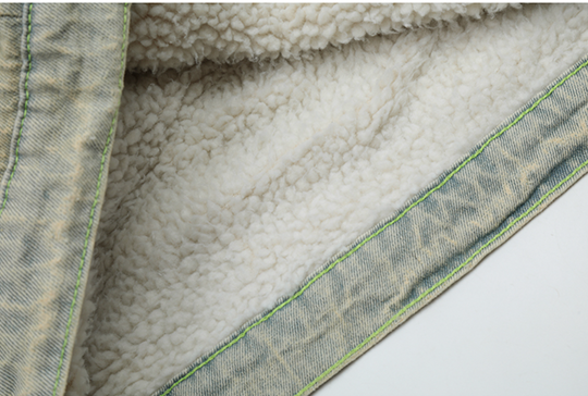 F3F Select Washed Old Lambswool Denim Jacket