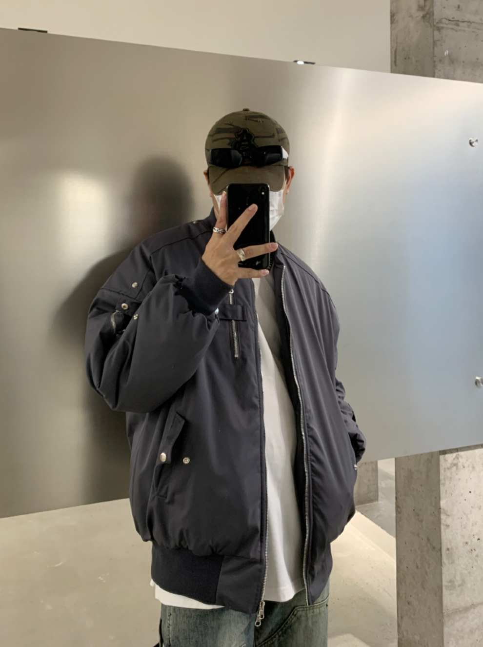 F3F Select Function Wind Air Force Baseball Jacket