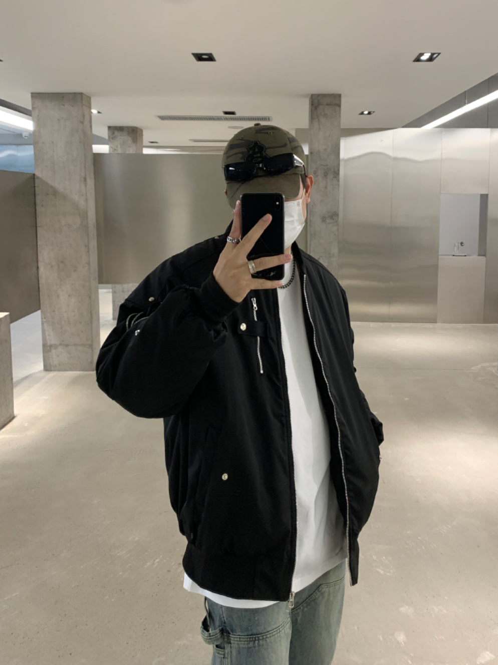 F3F Select Function Wind Air Force Baseball Jacket