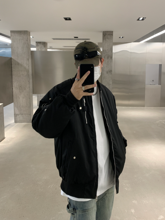 F3F Select Function Wind Air Force Baseball Jacket