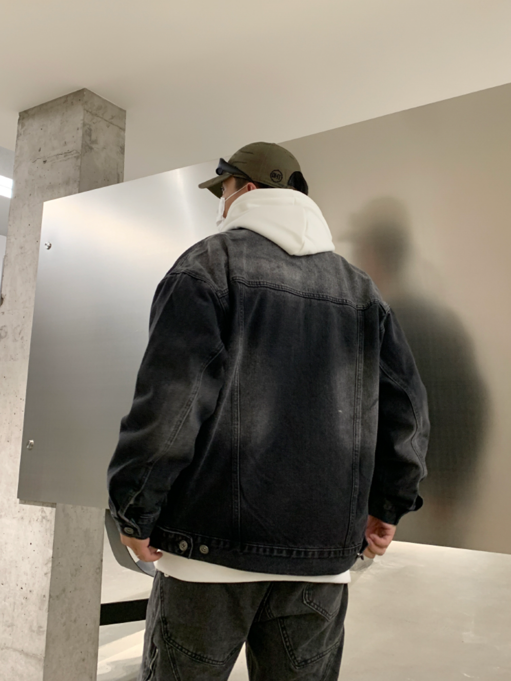 F3F Select Zipper Fake Pockets Workwear Denim Jacket