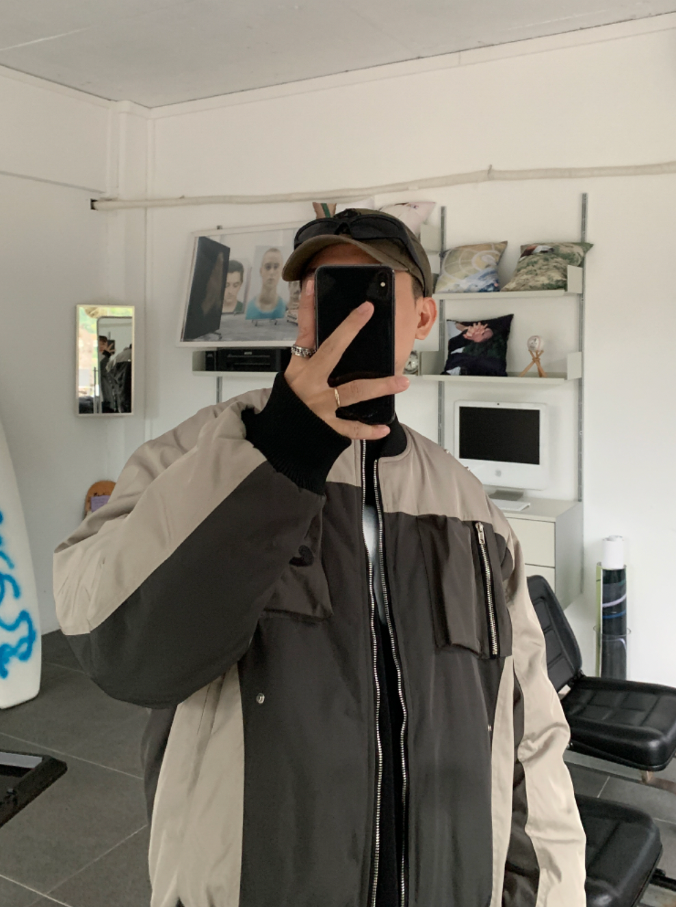 F3F Select Embroidered Baseball Bomber Jacket