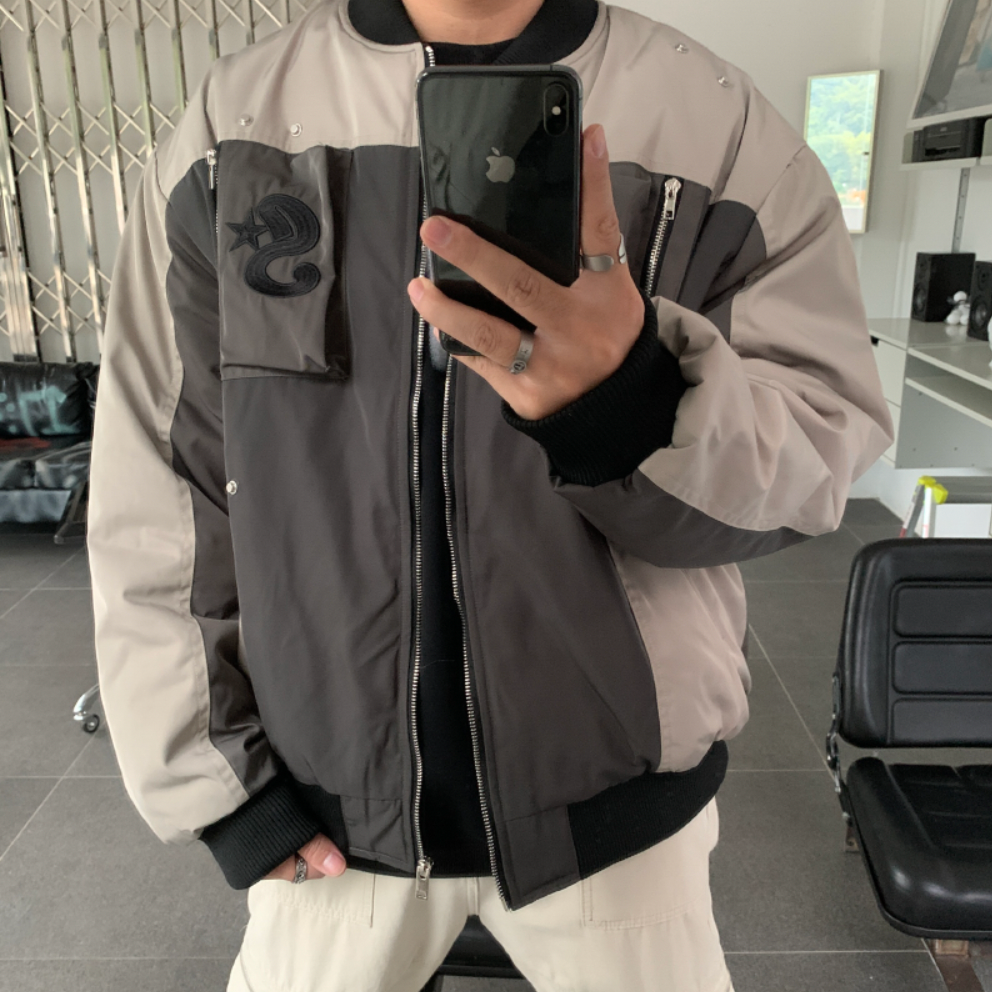 F3F Select Embroidered Baseball Bomber Jacket