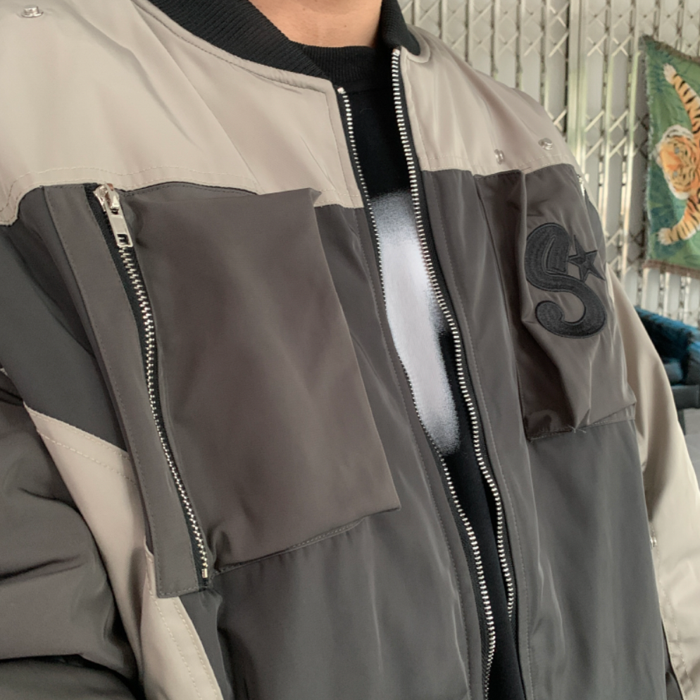 F3F Select Embroidered Baseball Bomber Jacket