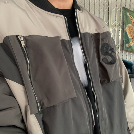 F3F Select Embroidered Baseball Bomber Jacket