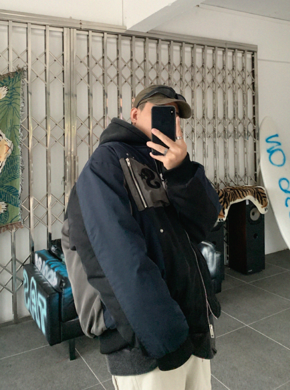 F3F Select Embroidered Baseball Bomber Jacket