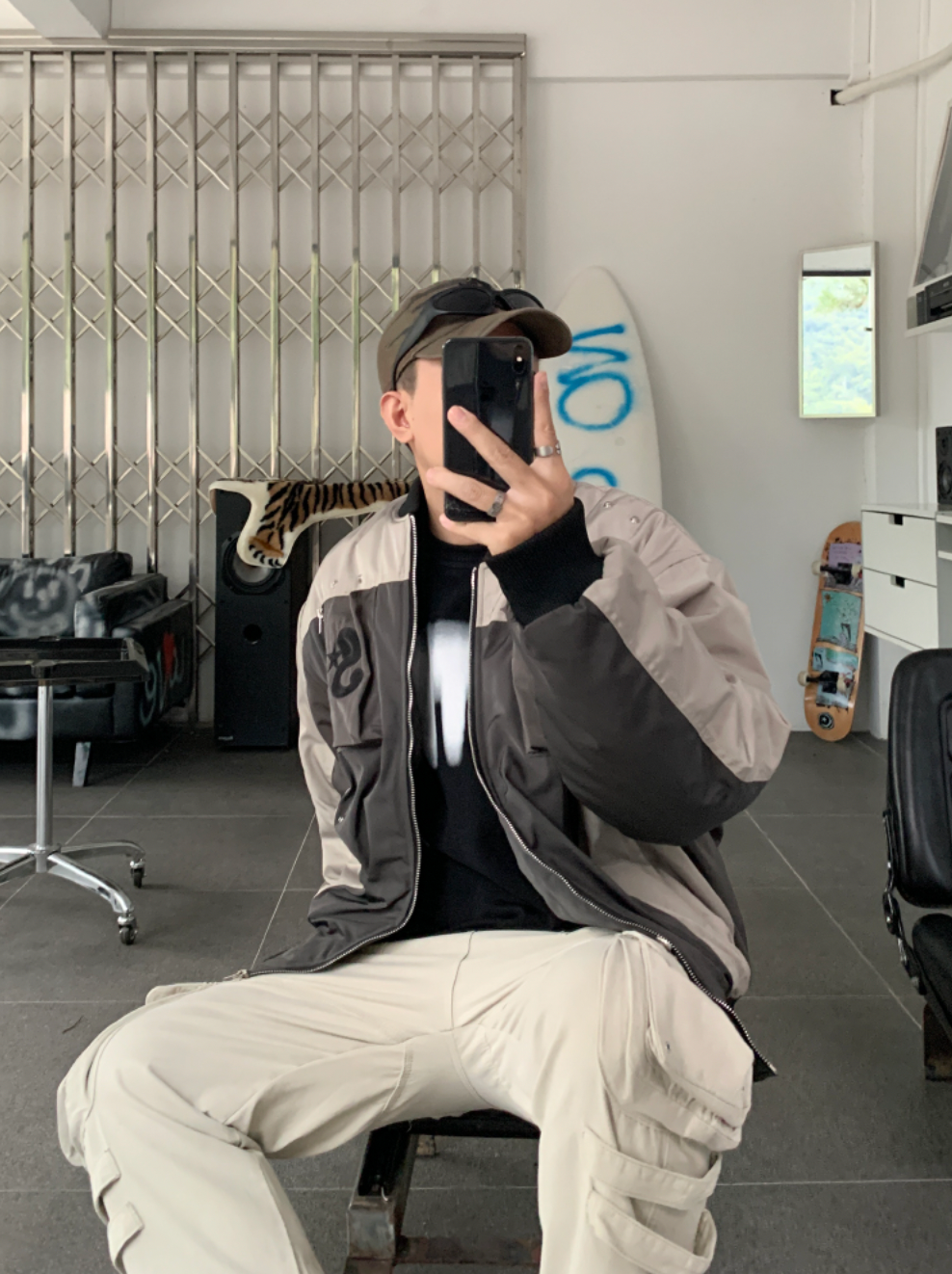 F3F Select Embroidered Baseball Bomber Jacket