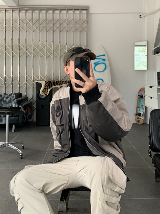 F3F Select Embroidered Baseball Bomber Jacket