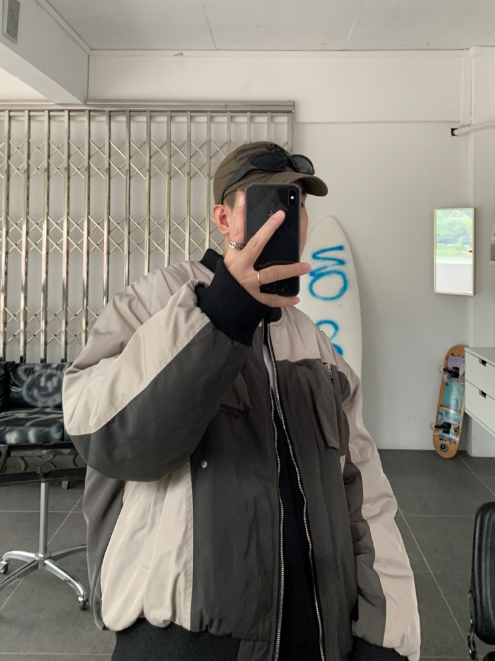 F3F Select Embroidered Baseball Bomber Jacket