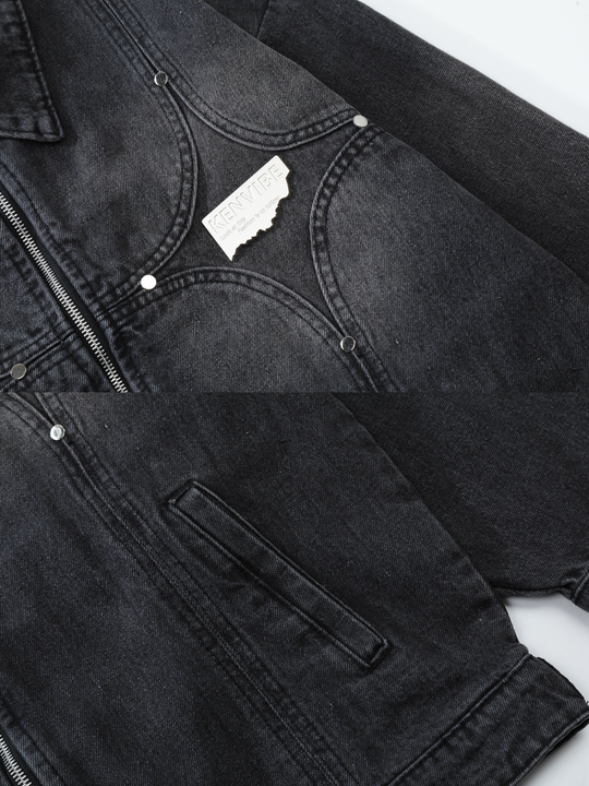 F3F Select Zipper Denim Jacket