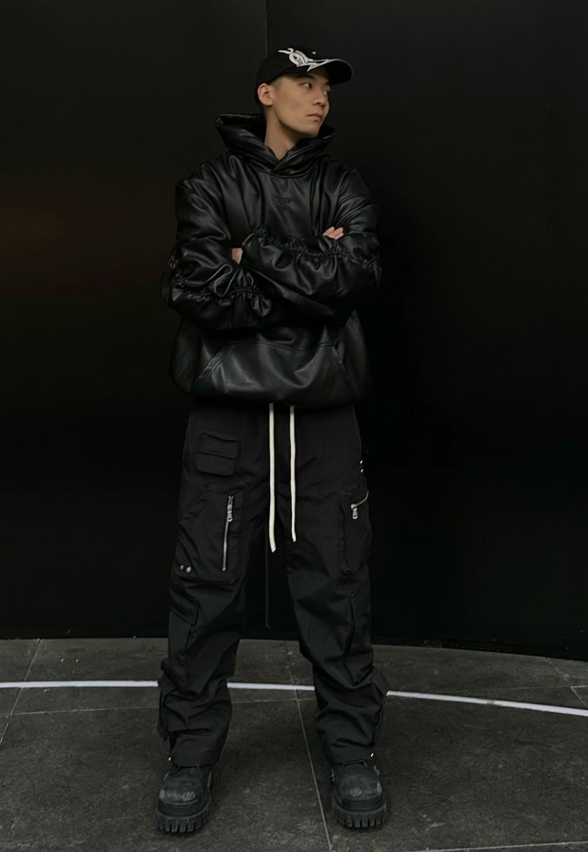 F2CE Nylon Pocket Zipper Function Pants