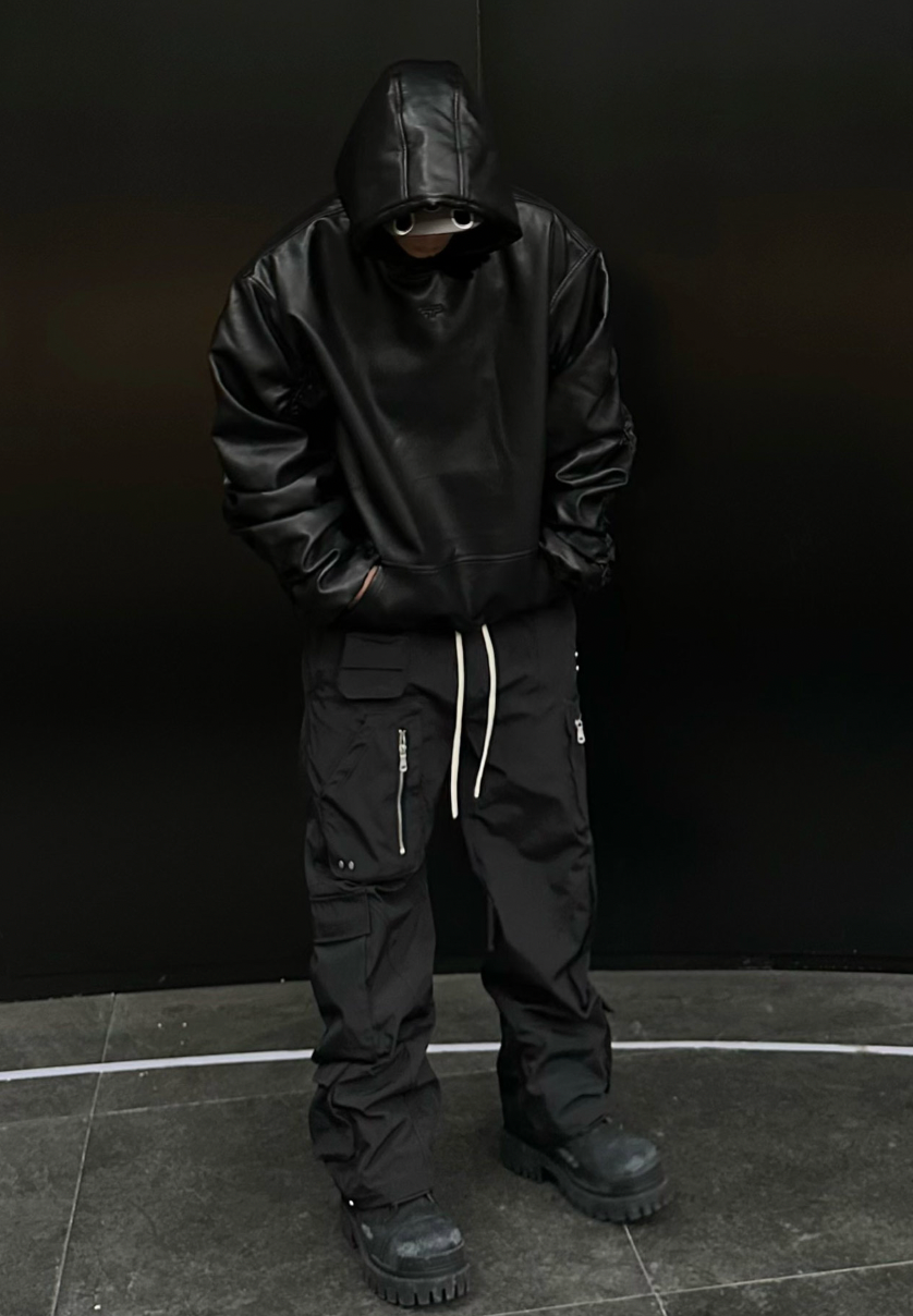 F2CE Nylon Pocket Zipper Function Pants