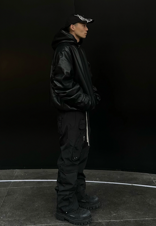 F2CE Nylon Pocket Zipper Function Pants