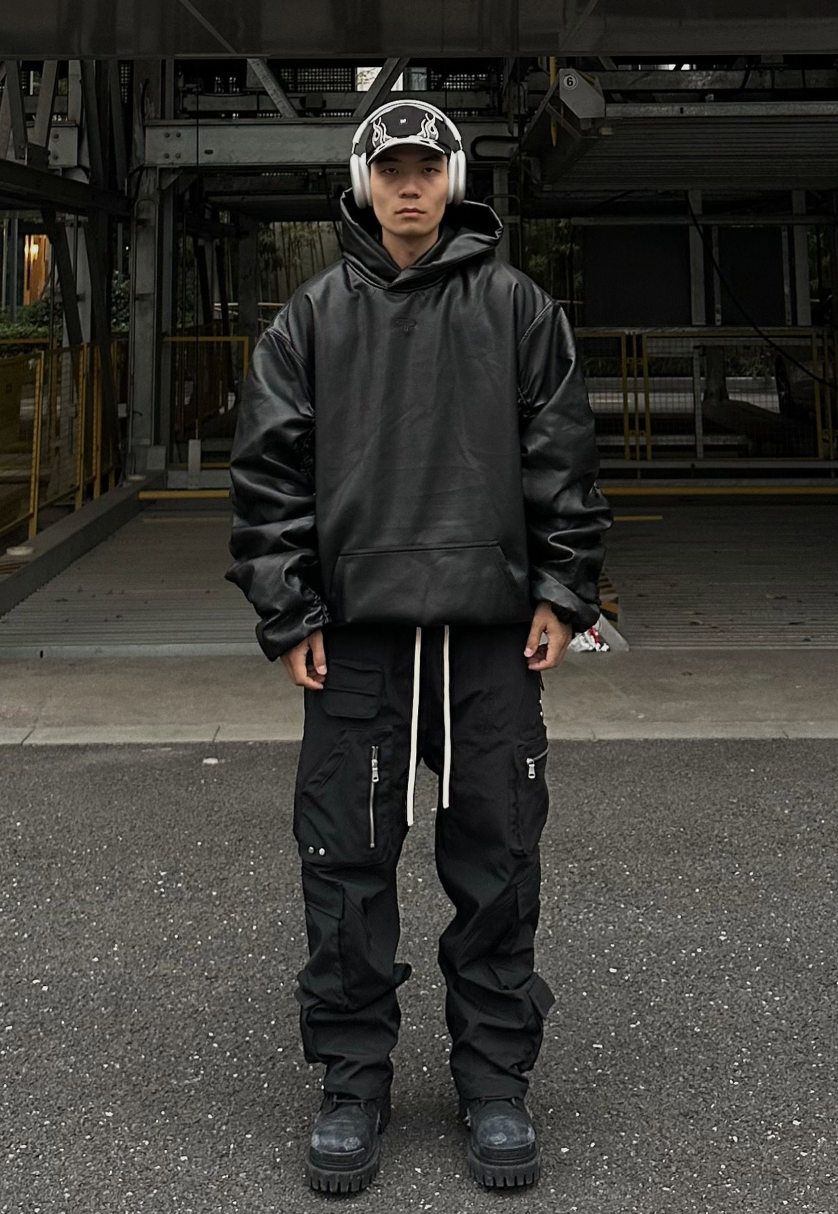 F2CE Nylon Pocket Zipper Function Pants