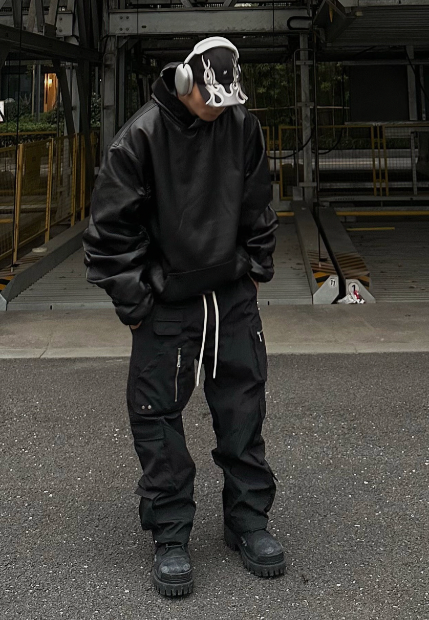 F2CE Nylon Pocket Zipper Function Pants