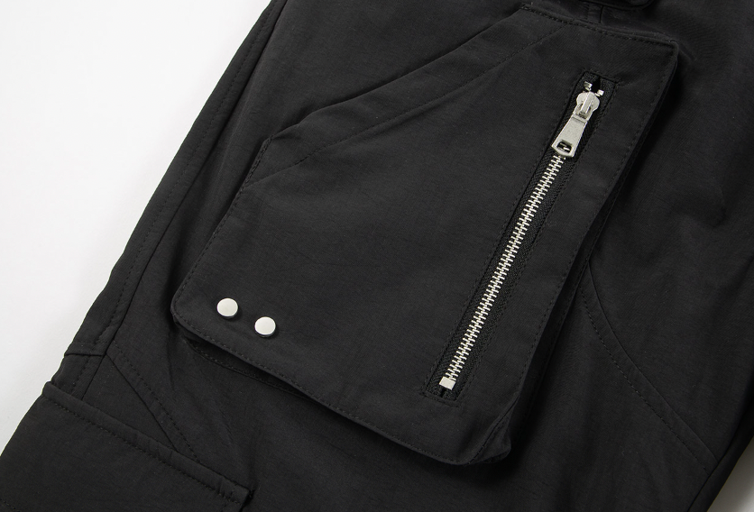 F2CE Nylon Pocket Zipper Function Pants