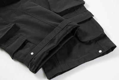 F2CE Nylon Pocket Zipper Function Pants