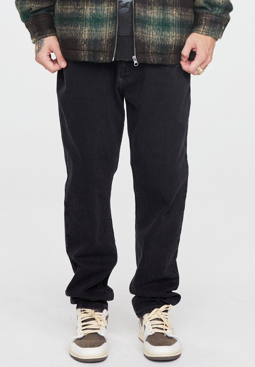 F2CE Washed Basic Straight Jeans