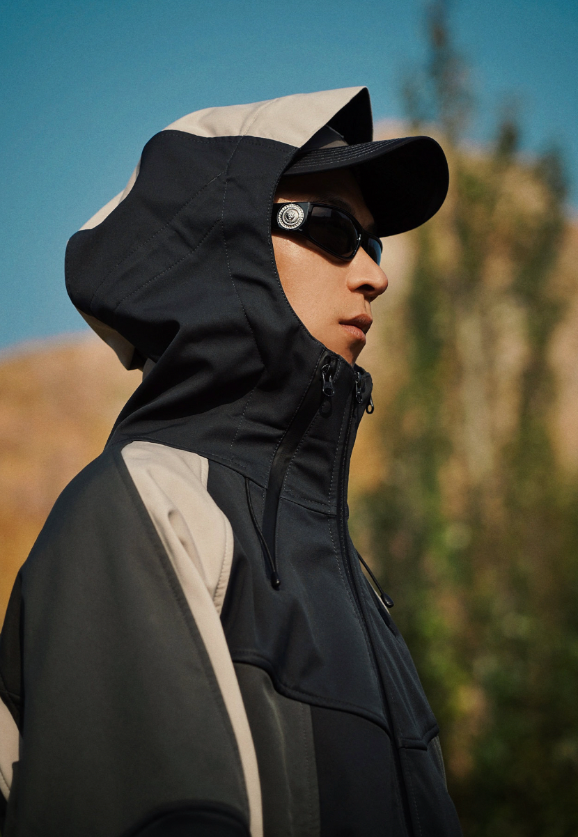 F2CE Waterproof Windproof Color Blocking Jacket