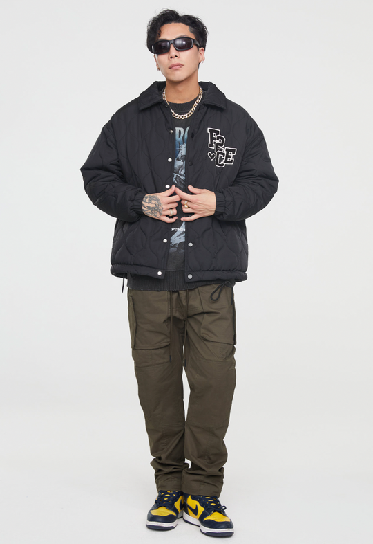 F2CE Gourd Pattern Embroidery Padding Jacket