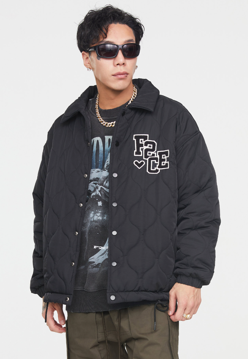 F2CE Gourd Pattern Embroidery Padding Jacket