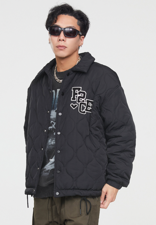 F2CE Gourd Pattern Embroidery Padding Jacket