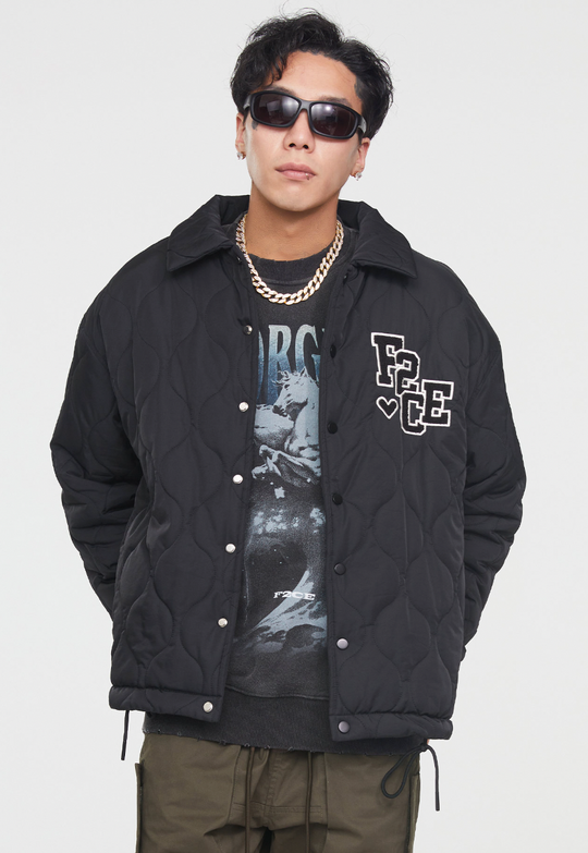 F2CE Gourd Pattern Embroidery Padding Jacket