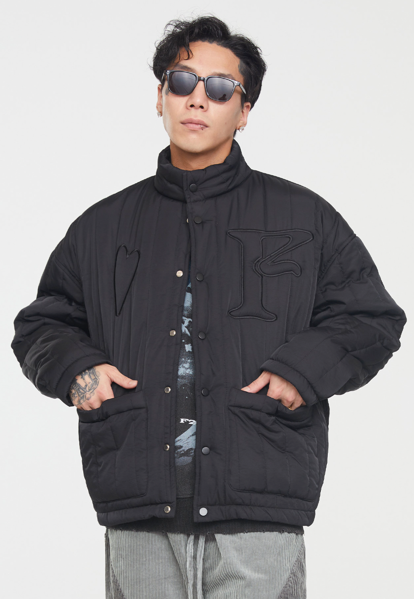 F2CE Love Embroidery Padding Jacket