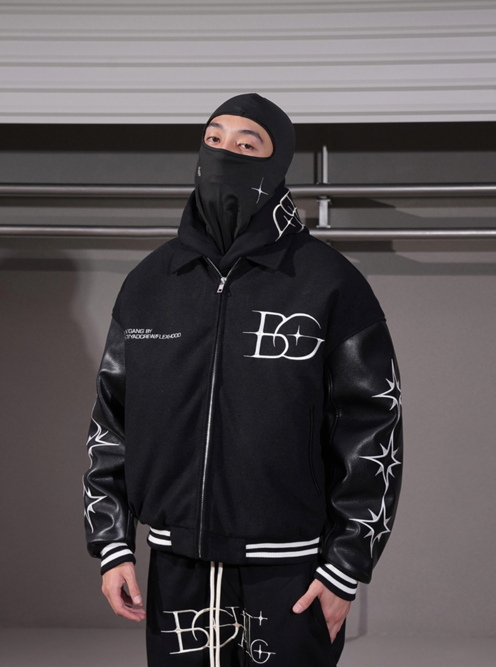 YADcrew x 1807 x FLEXHOOD Baseball Jacket