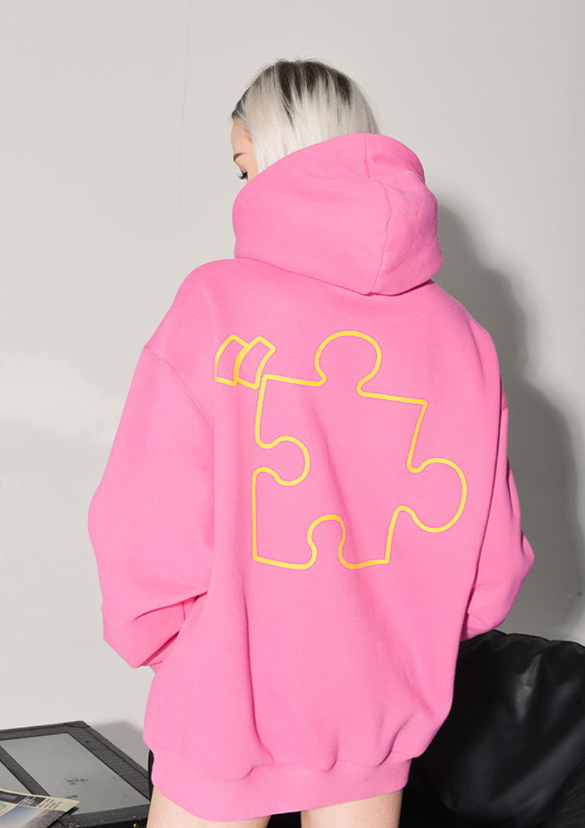 YADcrew Logo Print Hoodie