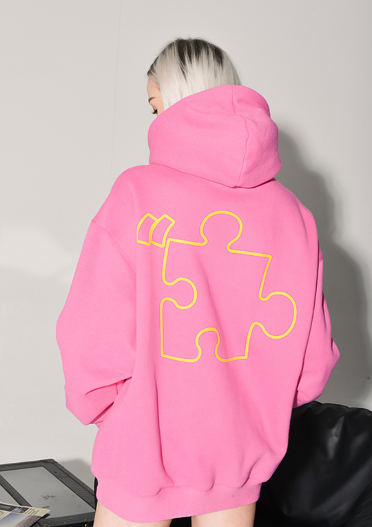 YADcrew Logo Print Hoodie