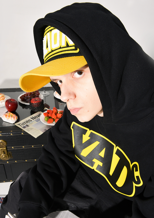 YADcrew Logo Print Hoodie