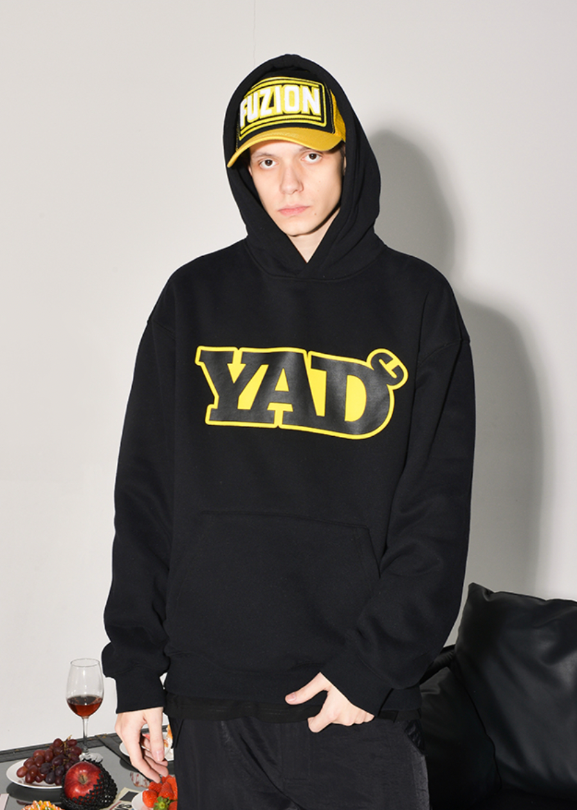 YADcrew Logo Print Hoodie
