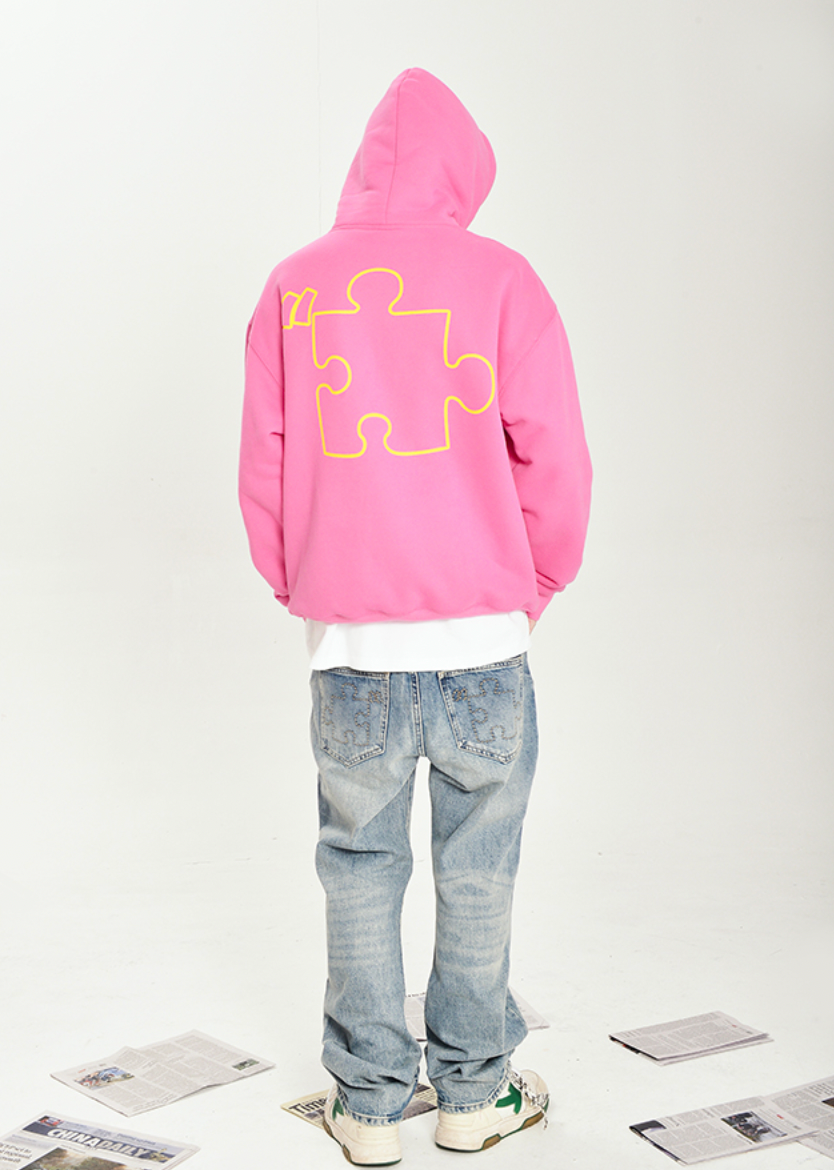 YADcrew Logo Print Hoodie