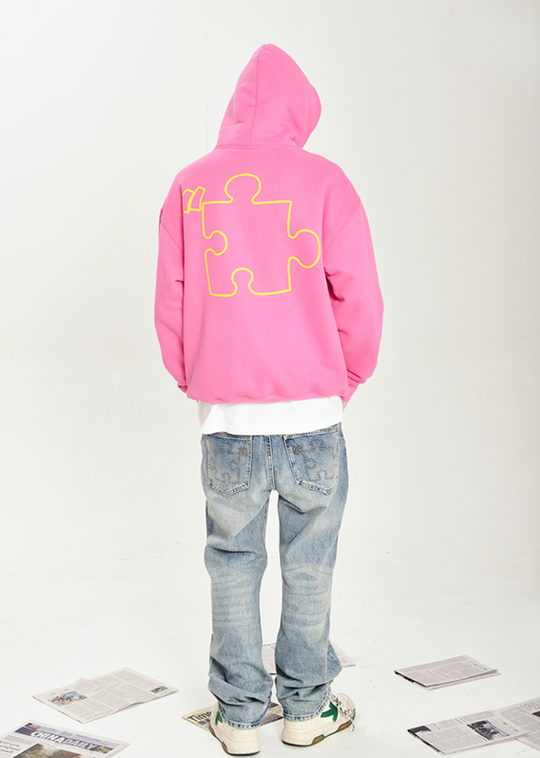 YADcrew Logo Print Hoodie
